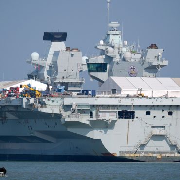 HMS Prince Of Wales Prepares For Arctic Deployment To Protect UK Waters