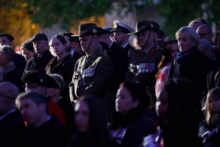 Princess Royal Attends Dawn Anzac Day Service At Wellington Arch