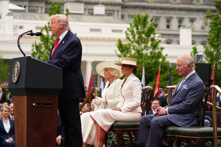 King And Queen Officially Welcomed To US By Donald Trump