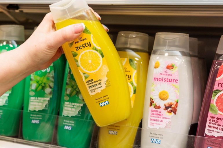 Morrisons Puts NHS Advice On Signs Of Cancer On Bath And Shower Gels