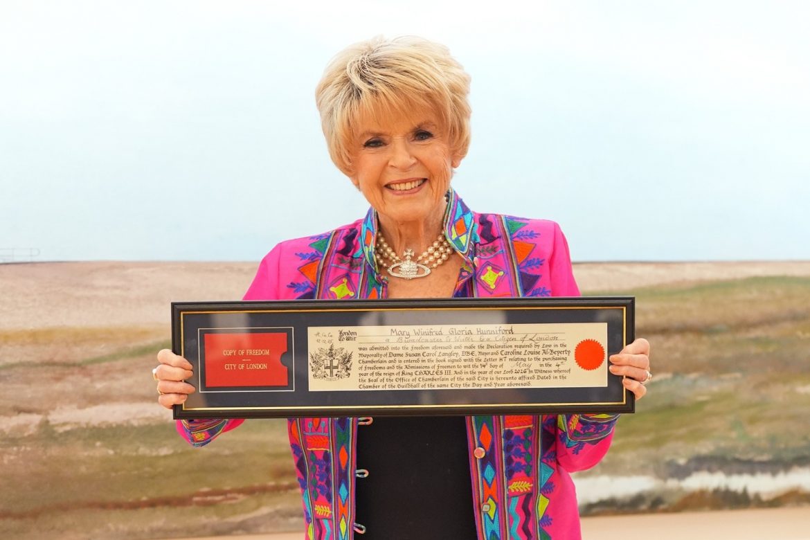 Gloria Hunniford Delighted To Receive Freedom Of The City Of London