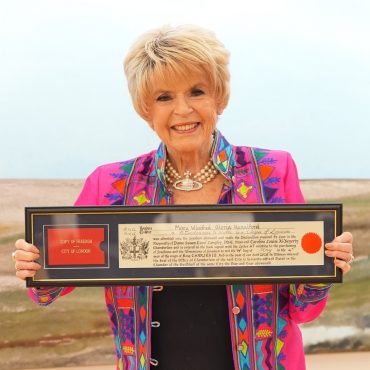 Gloria Hunniford Delighted To Receive Freedom Of The City Of London