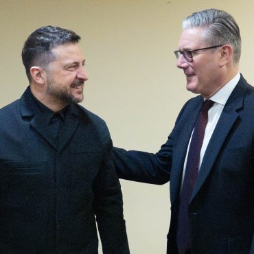 PM Hosts Ukrainian Leader For Number 10 Talks