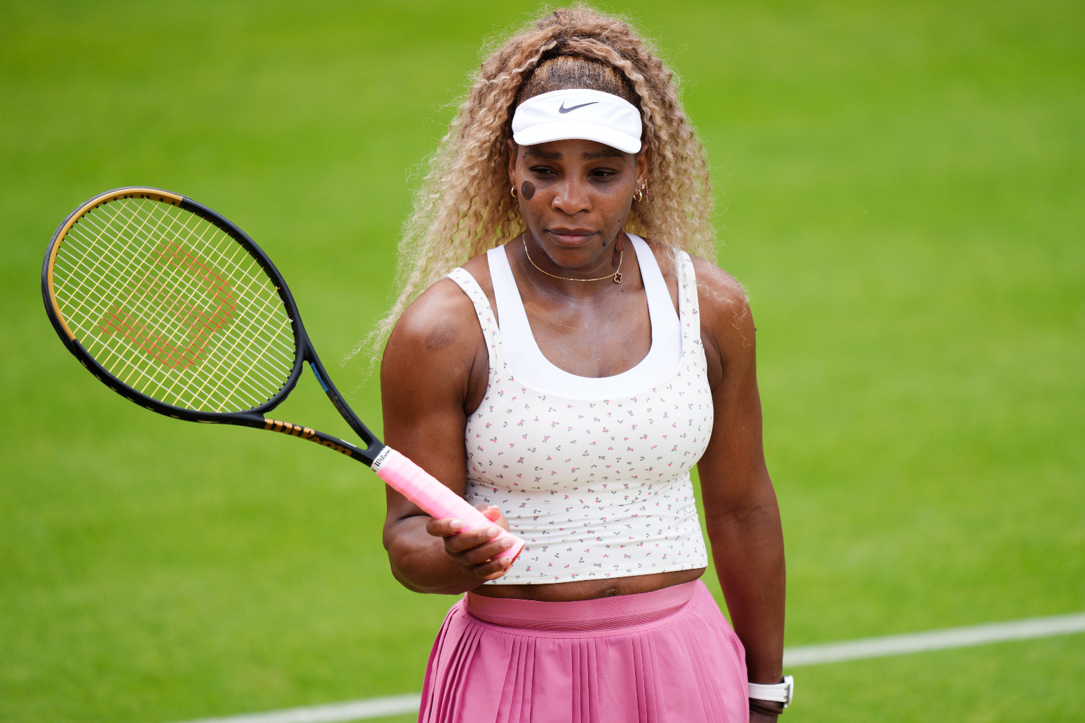 Serena Williams Doubles Comeback Cut Short