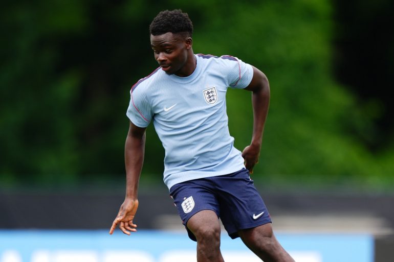 Bukayo Saka Involved As Full England Squad Trains Ahead Of Ghana Game