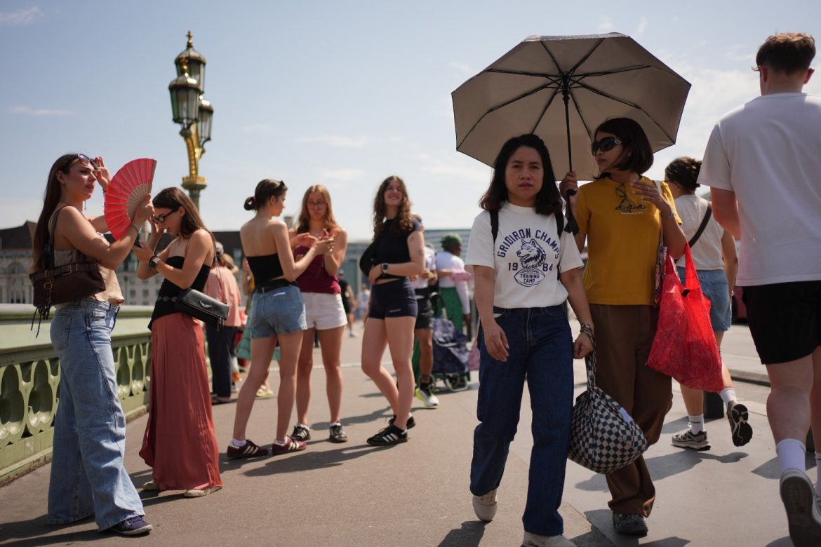 Extreme Weather Causes Major Travel Disruption As Temperature Could Near 40C