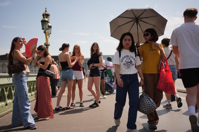 Extreme Weather Causes Major Travel Disruption As Temperature Could Near 40C